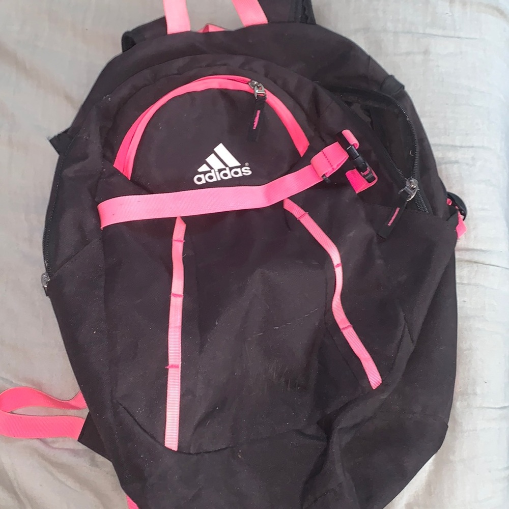 Pink And black Adidas softball bag